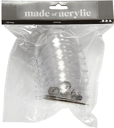 Boule a decorer transp 8 cm 5 pcs