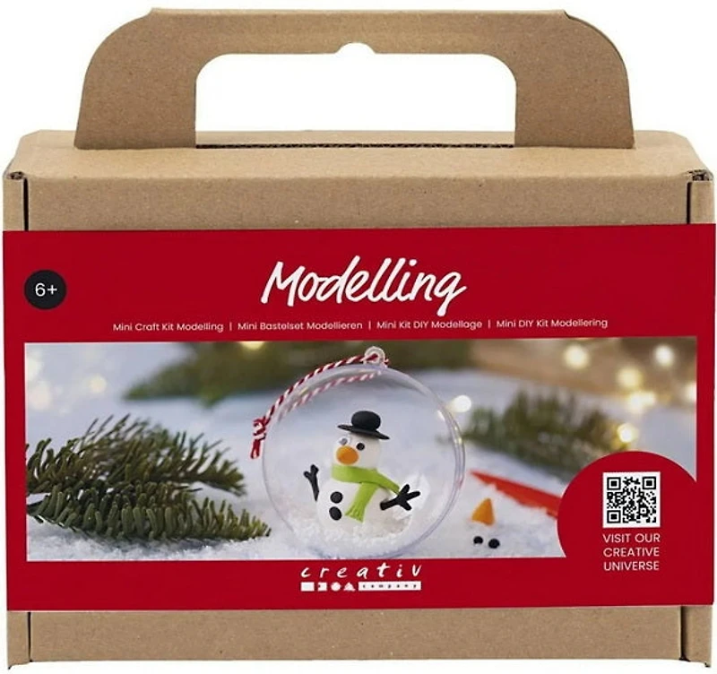 Mini kit diy modelage bonhomm de neige