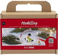 Mini kit diy modelage bonhomm de neige
