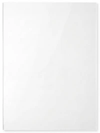 Feuille de plexi transparente