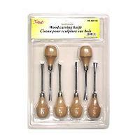 6-Pack Short Handle Wood Carving Knives