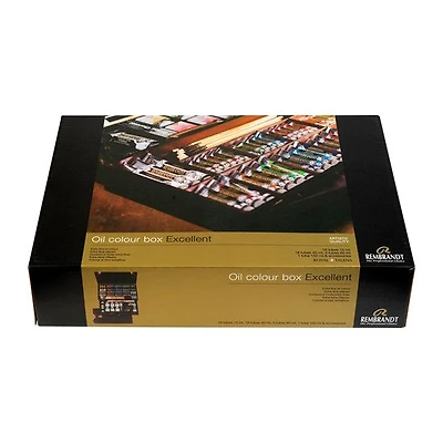 Ens. huile rembrandt coffret excellent
