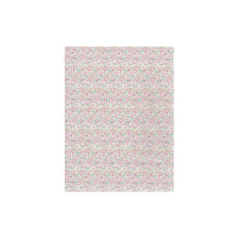 Printed Paper - Pink Floral Pattern, 3 Sheets