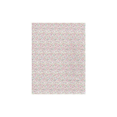 Printed Paper - Pink Floral Pattern, 3 Sheets