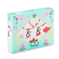 Ensemble bijoux you & me - bracelets tila et cerises