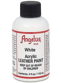 Acrylic Leather Paint		 - WHITE OUNCE - 4 OUNCE