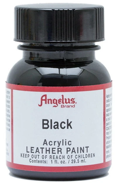 Acrylique pour cuir     - noir ounce - 1 ounce