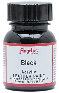 Acrylique pour cuir     - noir ounce - 1 ounce