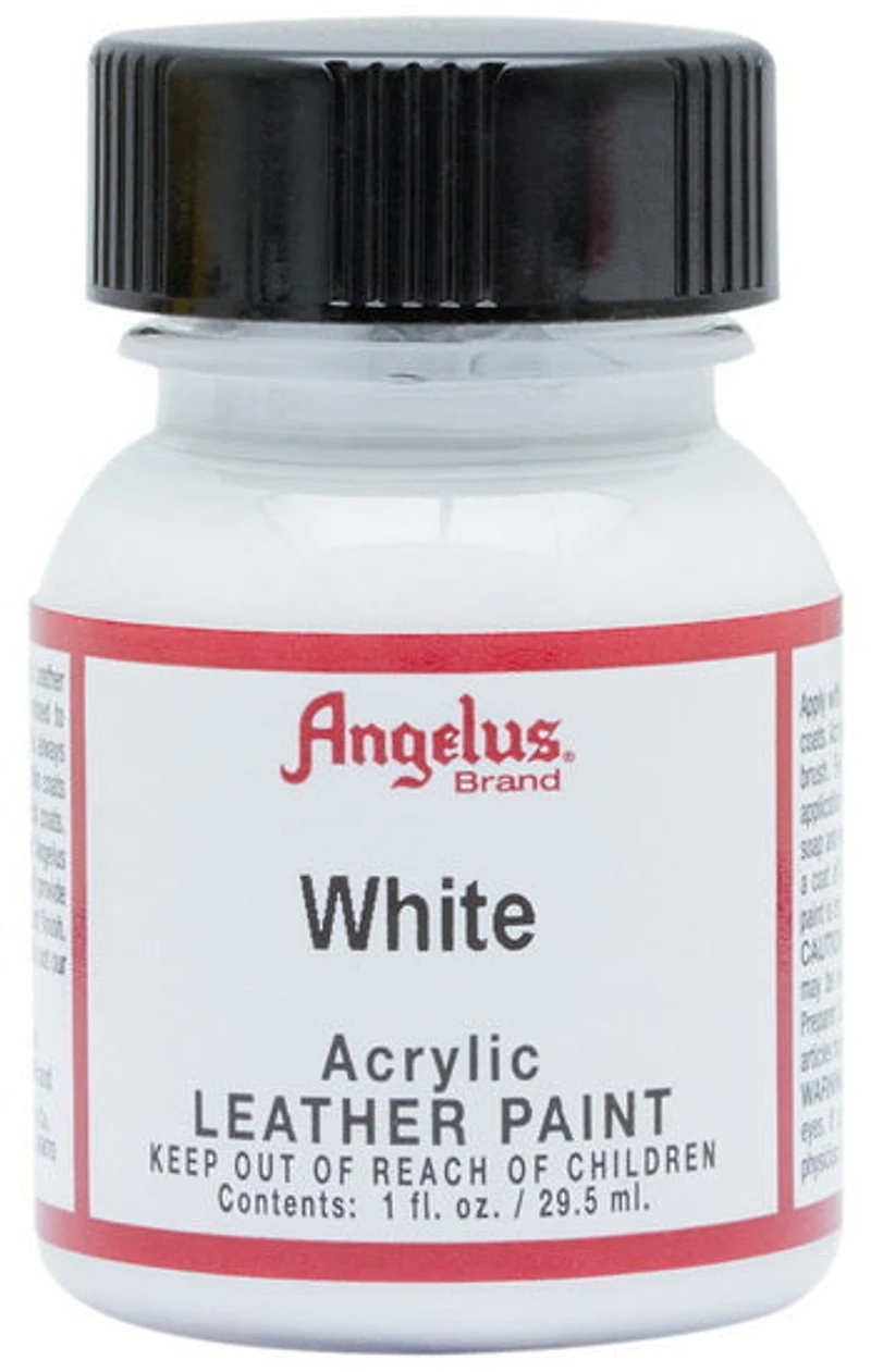 Acrylique pour cuir - blanc ounce - 1 ounce