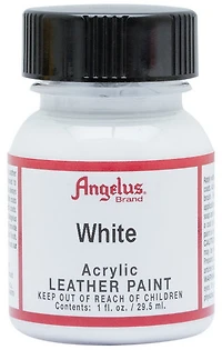 Acrylique pour cuir     - blanc ounce - 1 ounce