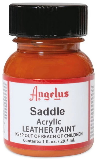 Acrylic Leather Paint		 - SADDLE OUNCE - 1 OUNCE