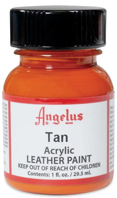Acrylique pour cuir     - chameau ounce - 1 ounce