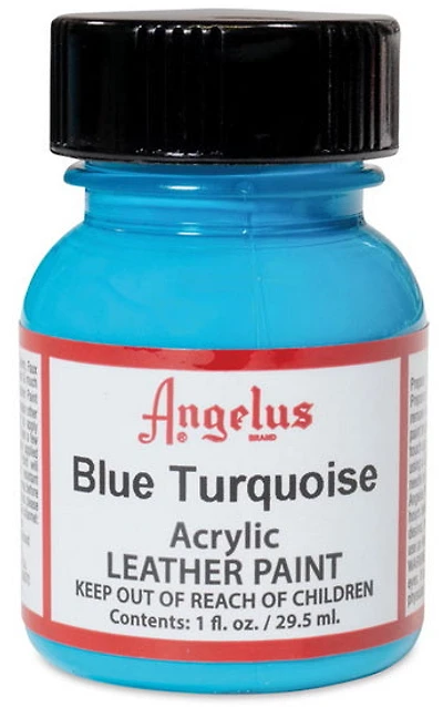 Acrylique pour cuir     - bleu turq ounce - 1 ounce