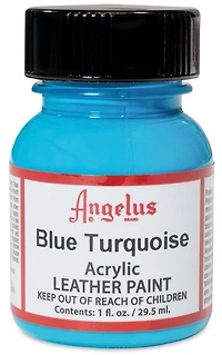Acrylique pour cuir     - bleu turq ounce - 1 ounce