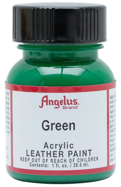 Acrylic Leather Paint		 - GREEN OUNCE - 1 OUNCE