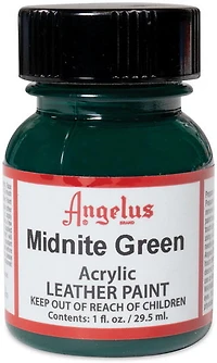 Acrylic Leather Paint		 - MIDNIGHT GREEN OUNCE - 1 OUNCE