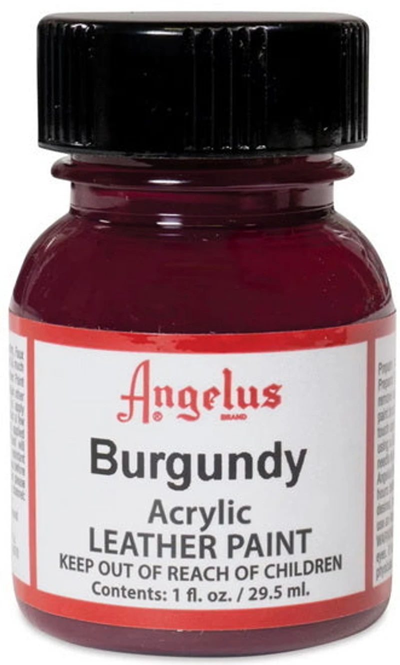 Acrylique pour cuir - bourgogne ounce - 1 ounce