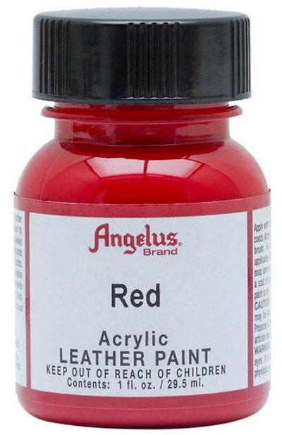 Acrylique pour cuir     - rouge ounce - 1 ounce