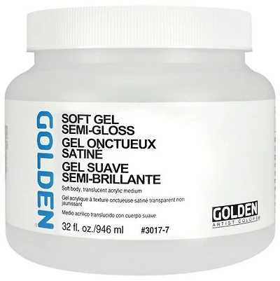 Gel mou semibrillant - 32 oz
