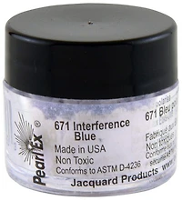 Pigment pearl ex bleu interférence