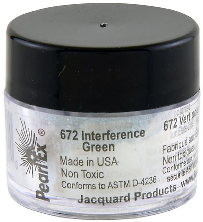 Pigment pearl ex vert interférence