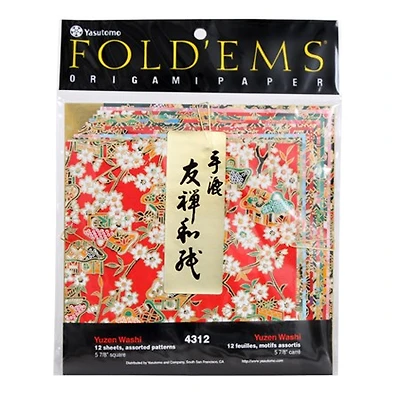 Yasutomo papier origami yuzen