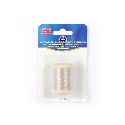 Embroidery floss - metal - silver
