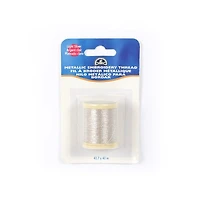 Embroidery floss - metal - silver