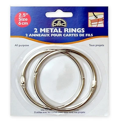 Metal rings - 3.8cm (2)
