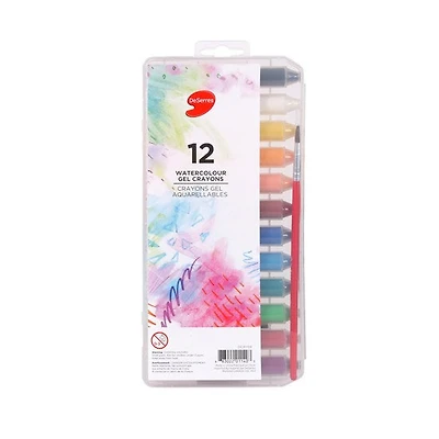 Crayons gel — ens. de 12