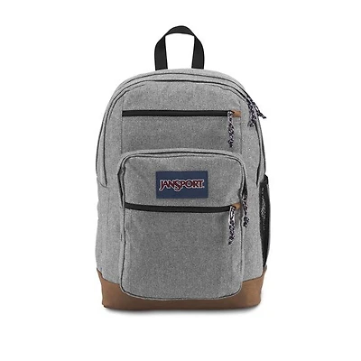 Cool Student Backpack Grey Letterman
