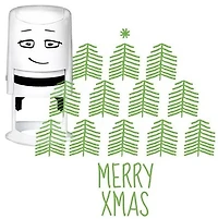 Buffer Pattern – Merry Christmas Badge