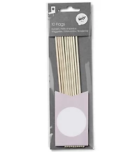 **Flags 82x50mm  wooden sticks (10)