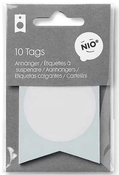 **Tags mint 80x50 mm 10 pieces