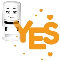 Buffer Pattern – Yes with Hearts