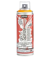 Acrylique aérosol - décospray - 200ml - orange fluo