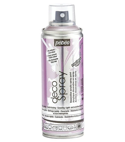 Acrylique aérosol - décospray - 200ml - lilas nacré