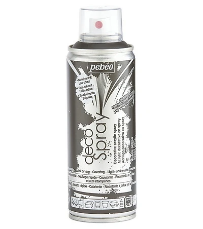 Gesso aérosol - décospray - 200ml - noir