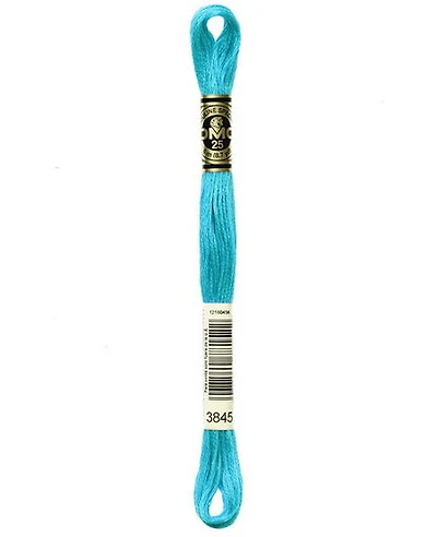 Fil à broder - turquoise - 3845