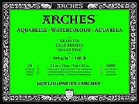 Watercolor pad - 100% cotton - 140lb - cp