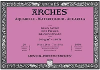Bloc aquarelle - 100% coton - 140lb - hp