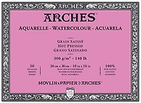 Bloc aquarelle - 100% coton - 140lb - hp - 10x14po (20f)