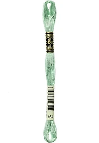 Embroidery floss - nile green - 954