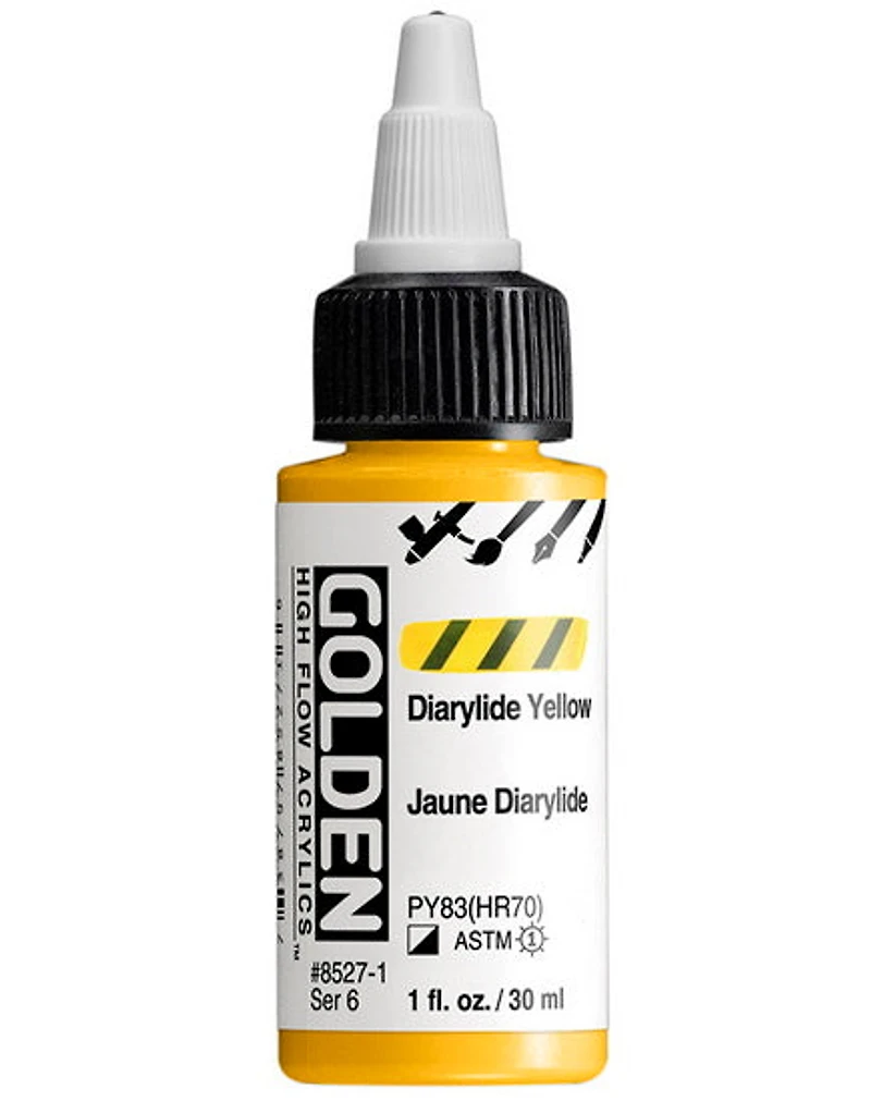Acrylique high flow - 1 oz jaune diarylide s6