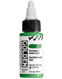 Acrylic high flow - 1 oz  light permanent green  s4
