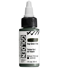 Acrylique high flow - 1 oz  vert vessie imitation  s4