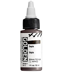 Acrylic high flow - 1 oz  sepia  s2
