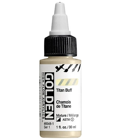 Acrylique high flow - 1 oz  chamoisde titane  s1