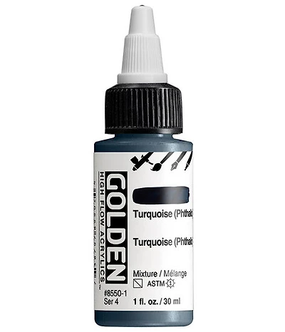 Acrylique high flow - 1 oz turquoise phthalo s4