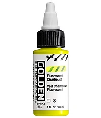 Acrylique high flow - 1 oz  chartreuse fluorescent  s5